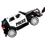 Elektrické autíčko - policajné SUV - čierno-biele